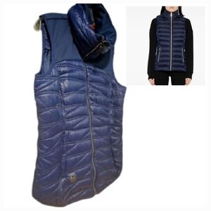 NEW! MICHAEL MICHAEL KORS Navy Puffer Vest Medium.